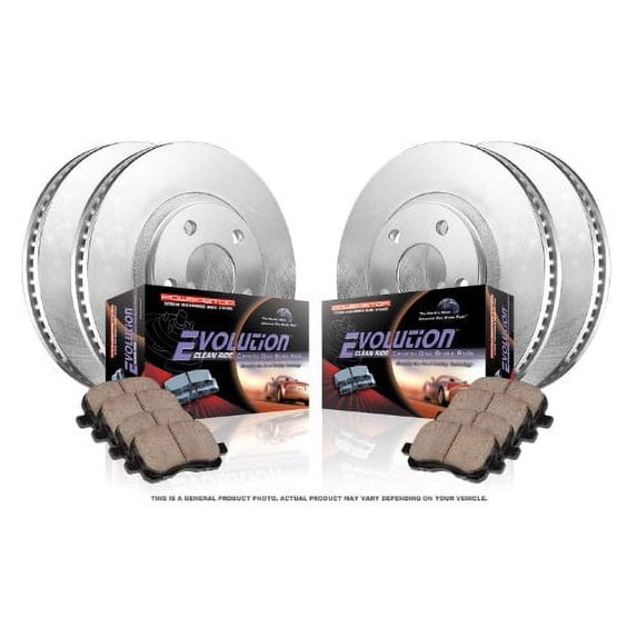 Powerstop KOE2861 PSBKOE2861 FRONT & REAR DAILY DRIVER BRAKE KIT