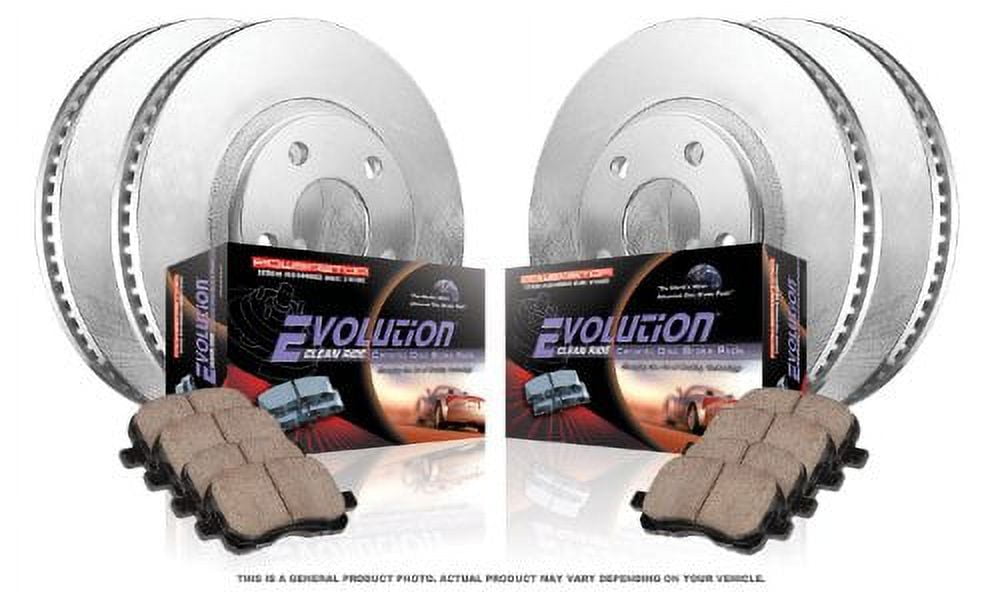 Powerstop KOE3166 PSBKOE3166 FRONT & REAR DAILY DRIVER BRAKE KIT Fits select: 2010-2011 FORD F150