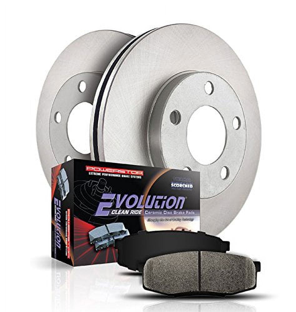 Powerstop KOE4116 PSBKOE4116 FRONT & REAR DAILY DRIVER BRAKE KIT Fits select: 2007-2009 HYUNDAI SANTA FE