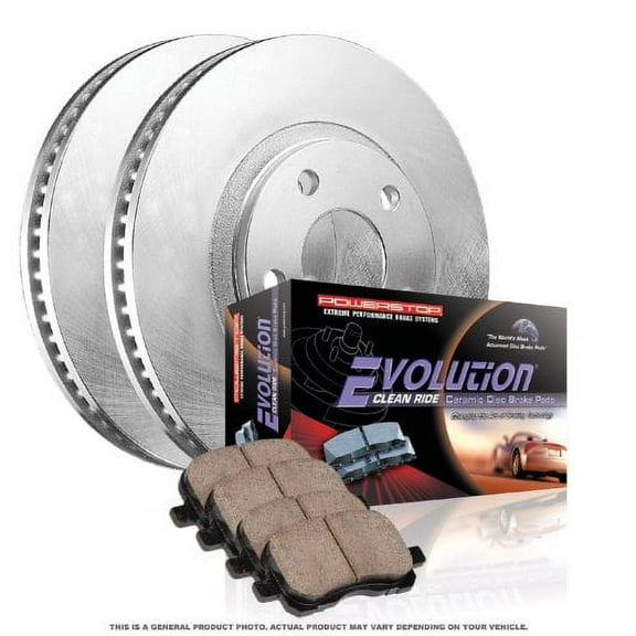 Powerstop KOE5262 PSBKOE5262 REAR DAILY DRIVER BRAKE KIT Fits select: 2009-2017 CHEVROLET TRAVERSE, 2007-2016 GMC ACADIA