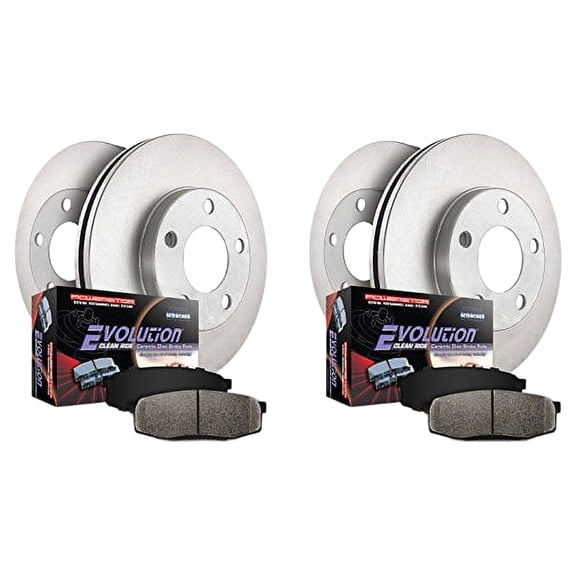 Powerstop KOE6480 PSBKOE6480 FRONT AND REAR DAILY DRIVER BRAKE KIT Fits 2012 Toyota Camry