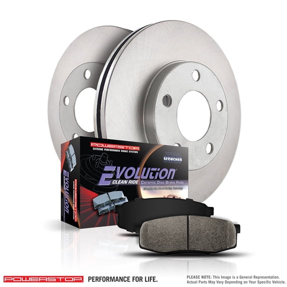 Powerstop KOE6502 PSBKOE6502 AUTOSPECIALTY STOCK REPLACEMENT BRAKE KIT