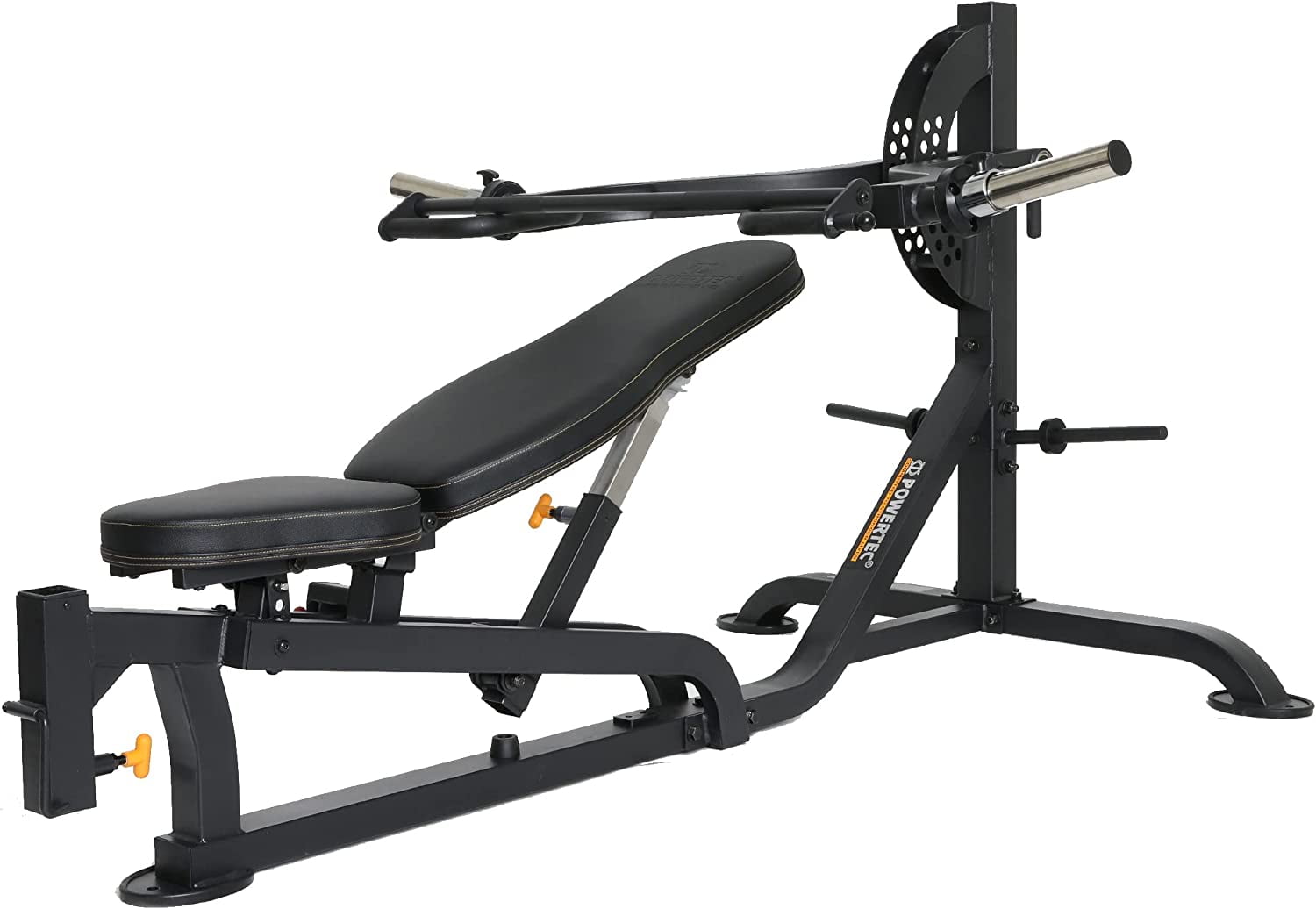 Powertec WB-MP Lever Arm Multi Press with Adjustable Seating and Back ...