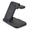 thumbnail image 1 of Powertek 3-in-1 Qi2 15W Tri-Fold Wireless Charge Pad with Stand, Black, 1 of 5