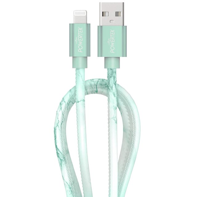 Powertek MFi Certified Charger Compatible for Apple iPhone, iPad, 6ft