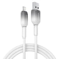 thumbnail image 1 of Powertek Frosty MFi Certified USB-A to Lightning Braided Charging Cable, 6 ft, White, 1 of 7