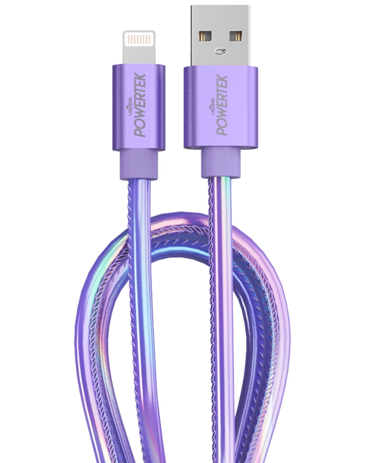 Powertek iPhone Charger Cable Lightning to USB Cord Adapter