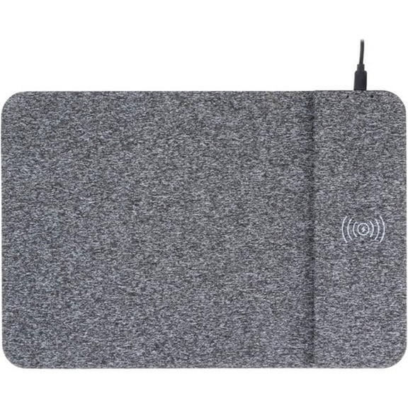 Powertrack Wireless Charging Mousepad, Black