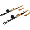 thumbnail image 1 of Powertye 1in. Soft-Tye Tie-Downs with Secure Hooks Orange   23629-S, 1 of 1