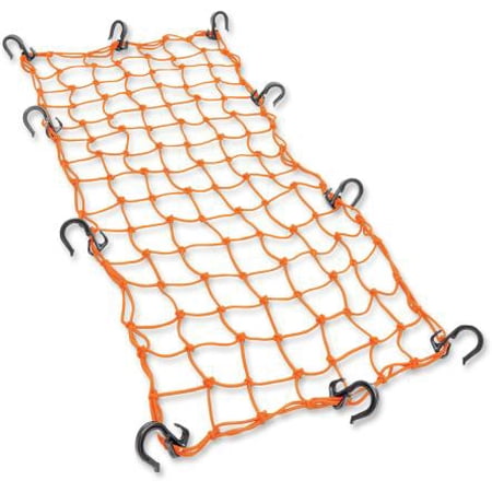 Powertye 50309 Adjustable Cargo Net - Orange - 15in. x 30in.