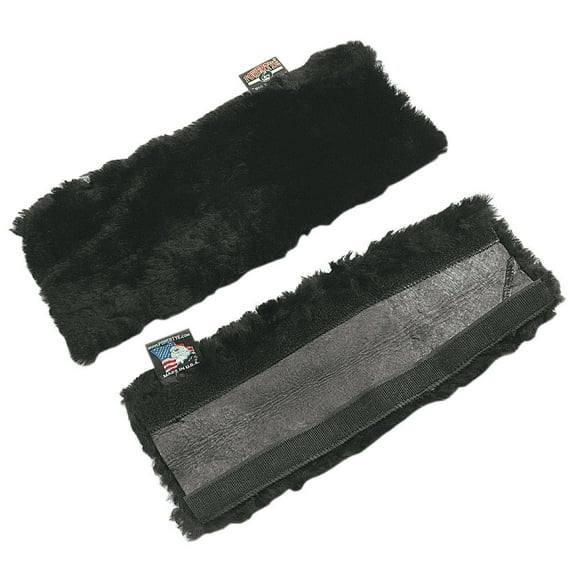 Powertye Black Sheepskin Strap Covers (41122)