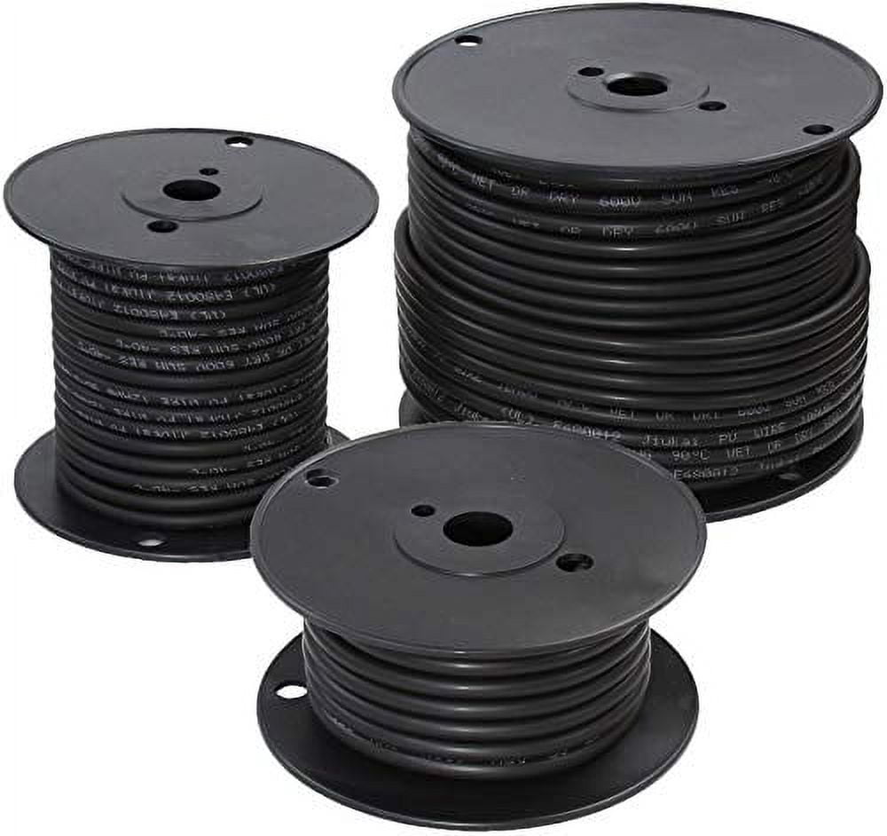 Powerwerx Solar Photovoltaic (PV) Wire Cable 600V UL 4703 (8 AWG, 100 ft.)