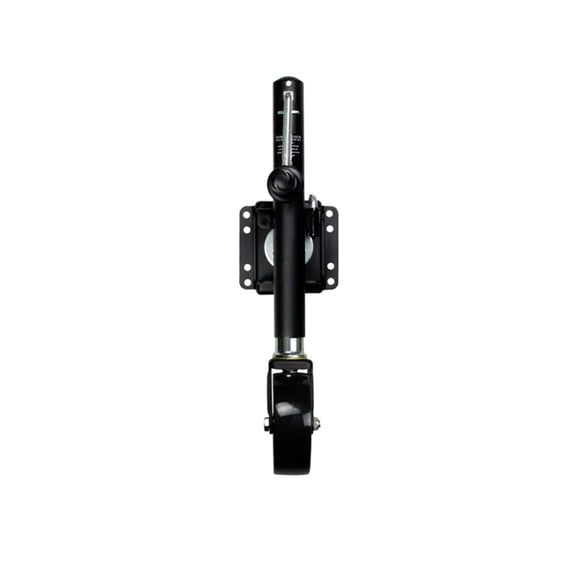 Powerwinch 21400-J-1000-W1-B-R Select Series Jack - 1000lb, Weld-on, Single Wheel, Carbon Black