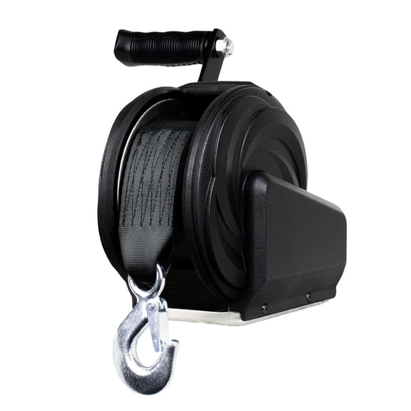 Powerwinch 21400-W-1200-8-B-R Select Series Winch 1,200lb, 8" Crank Arm - Carbon Black