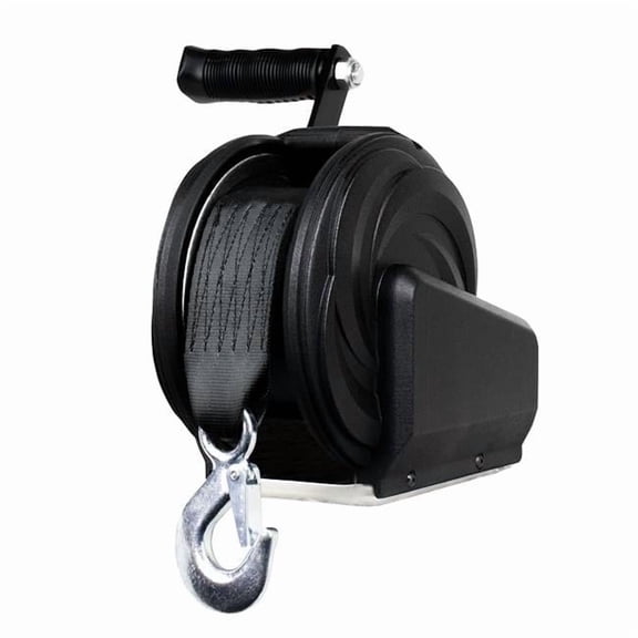 Powerwinch Select Series Winch 1,600lb, 8" Crank Arm - Carbon Black