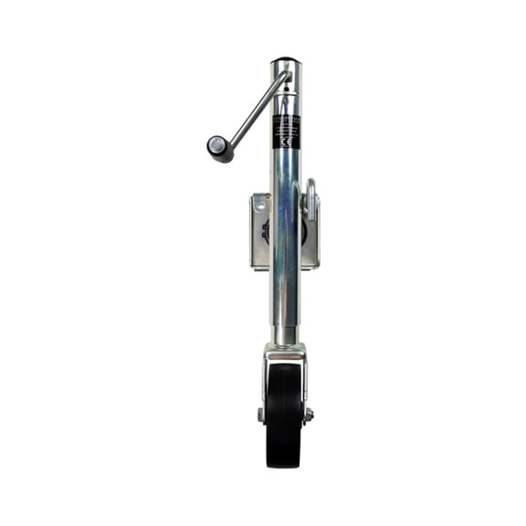 Powerwinch 21500-J-1200-W1-Z-R Utility Series Jack - 1200lb, Weld-on, Single Wheel, Zinc