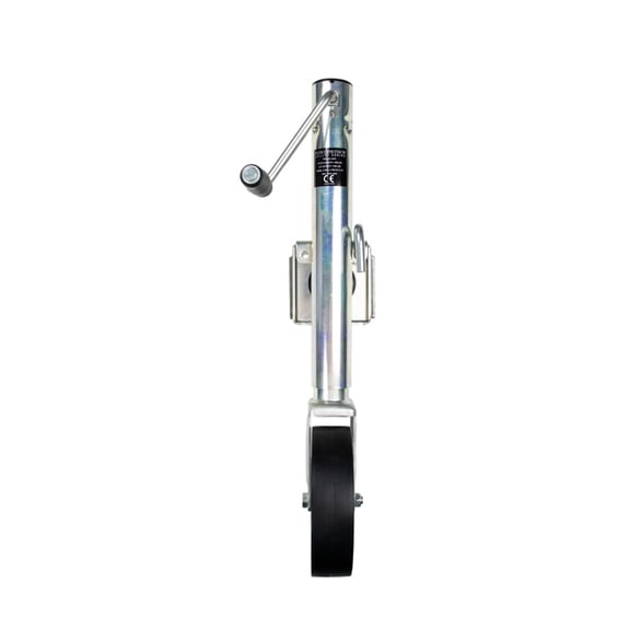 Powerwinch 21500-J-1500-B1-Z-R Utility Series Jack - 1500lb, Bolt-on, Single Wheel, Zinc