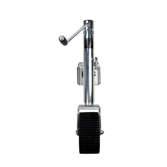 Powerwinch 21500-J-1500-W1W-Z-R Utility Series Jack - 1500lb, Weld-on, Single Wheel Wide, Zinc