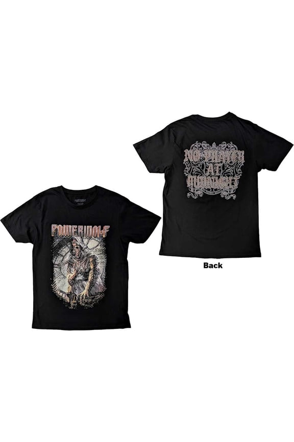 Powerwolf Unisex T-Shirt: No Prayer (Back Print)