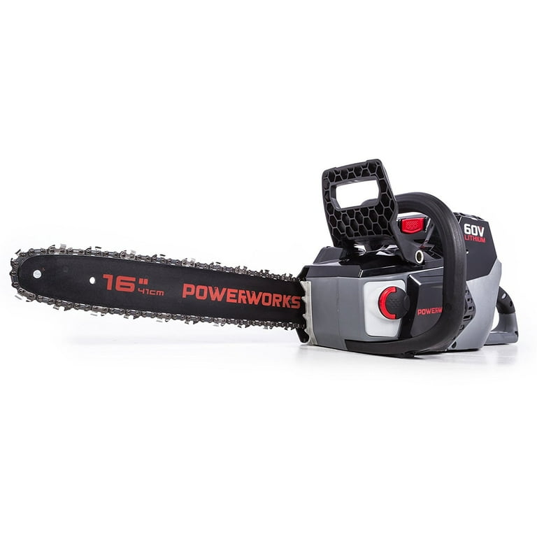 Powerworks 16 Inch 60V Brushless Chainsaw Battery Not Included 2001313AZ
