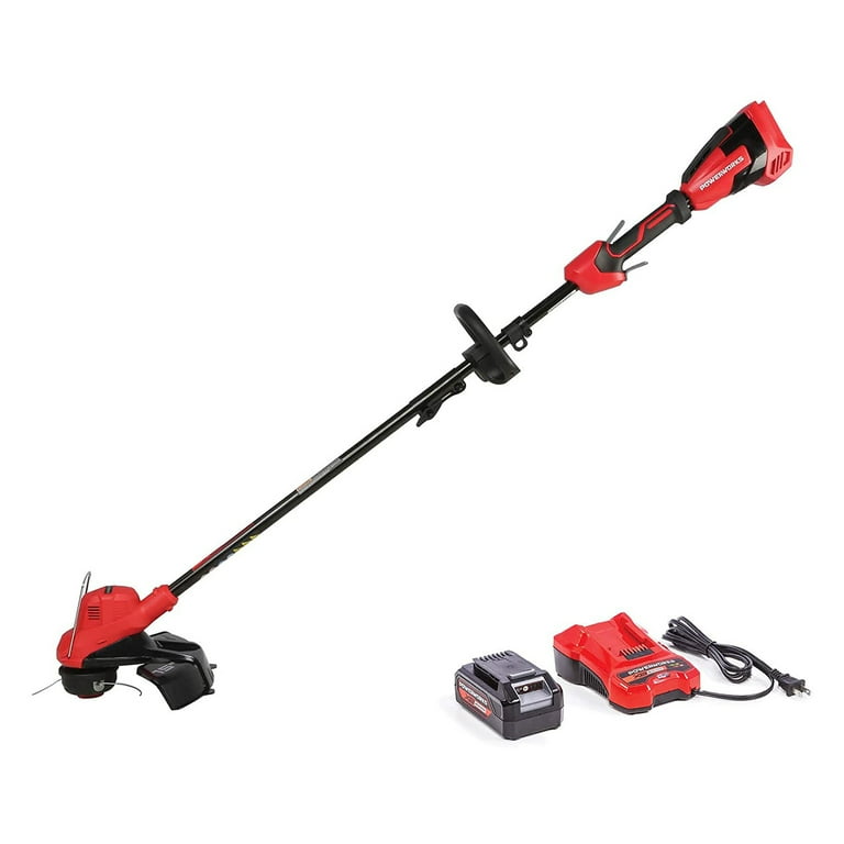 Hyper Tough 40V MAX Cordless 13Inch String Trimmer Wheeled