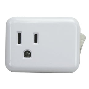 Powerzone ORES001 Outlet Tap Cube with On-Off Switch, Green
