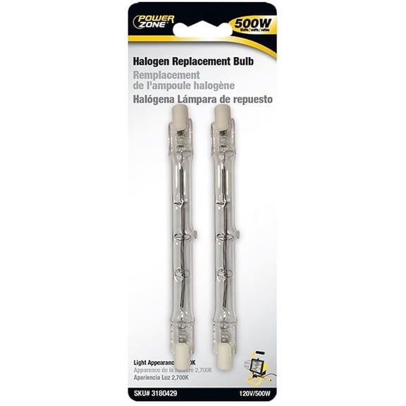Powerzone ORHLB500T32P T3 Halogen Bulb, 500 W, T3