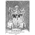 thumbnail image 1 of Powhatan. Nnative American Chief. Chief Powhatan In State. Line Engraving From John Smith'S 'Generall, 1 of 1