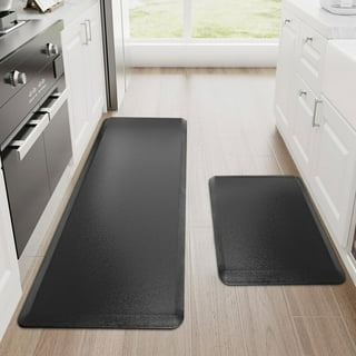 Ileading Anti Fatigue Mat Kitchen Floor Mat, FEATOL Thick Standing Desk Mat  Foam Cushioned Anti Fatigue Mats Comfort Standing Pad 0.8 Inch Thickness,  17.3inch x 28 inch 