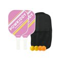 thumbnail image 1 of Powkiddy Pickleball Paddles Set of 2 Fiberglass Surface Pickleball Set Lightweight Pickle Ball Rackets 2 Pack w/ 2 Indoor & 2 Outdoor Pickleball Balls and 1 Bag, Pickle Ball Paddle Set for Men, Wome, 1 of 6