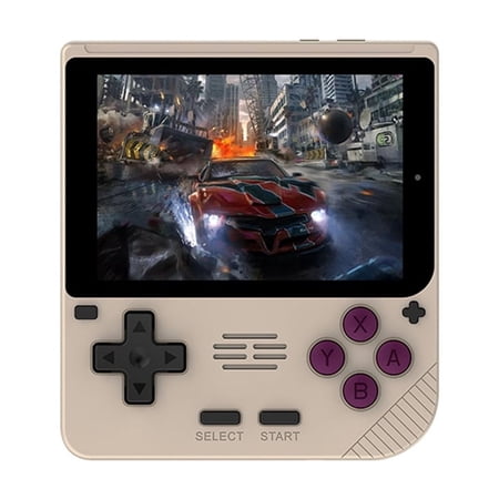 Powkiddy V10 Handheld Game Console 3.5'' IPS Screen Portable Video Gaming Console Support 64GB Card High-Clear Open Source Game Player