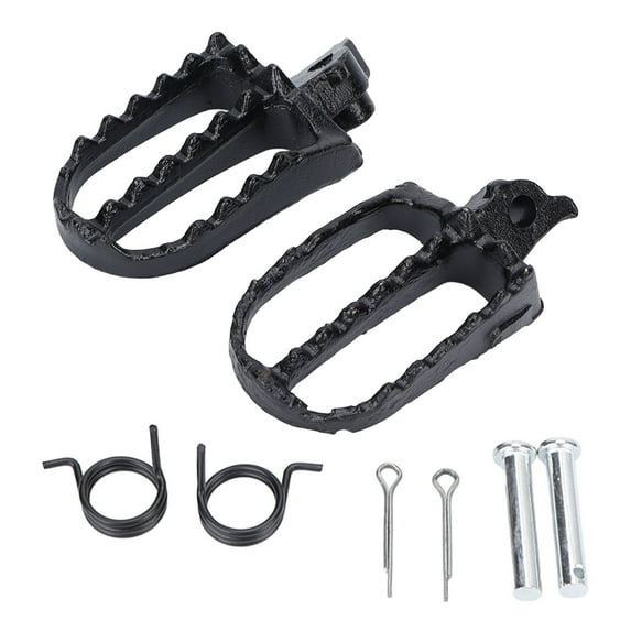 Powkky 1 Pair 8mm/0.31in Steel Foot Pegs Rest Pedal Replacement for Taotao 50cc 70cc 90cc 110cc 125cc Dirtbike Motocross