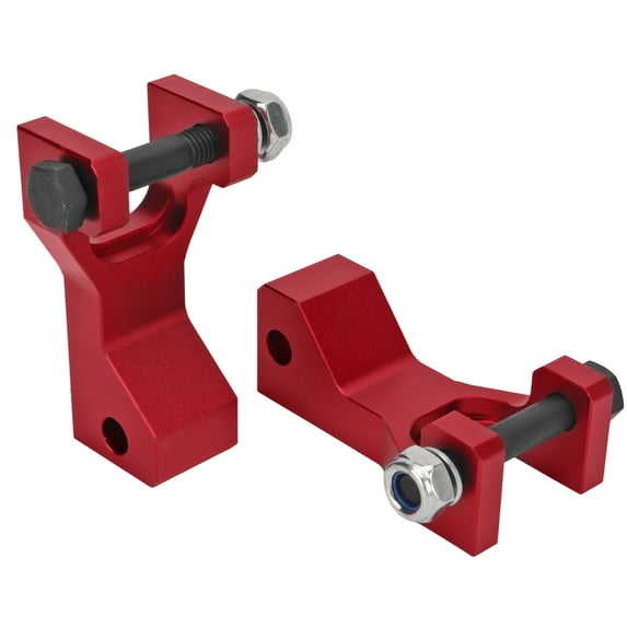 Powkky 2PCS ATV Front Lowering Kit 3.5in Drop Aluminum Alloy Replacement for Raptor 660 660R YFM660R 2001?2005 Red