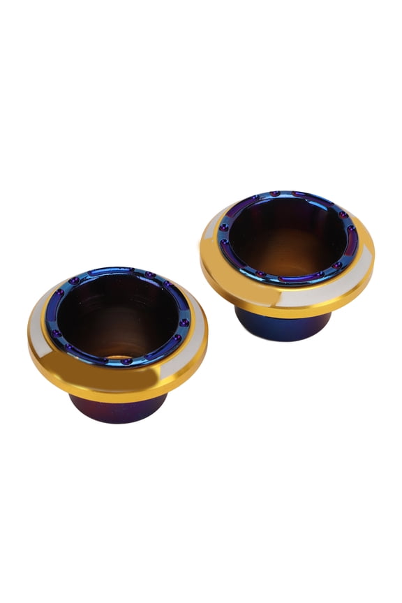 2Pcs Front Fork Frame Sliders Wheel Crash Protector Motorbike Falling Protective Tool UniversalYellow