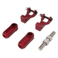 thumbnail image 1 of Powkky 5Pcs/Set ATV Front Rear Lowering Drop Kit Aluminium Alloy Replacement for Raptor 350 660 700 Red, 1 of 10