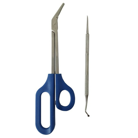 Powodzenia Long Toenail Care Clippers Nail Ergonomic Handle Pedicure Scissors Toe Beauty Tools