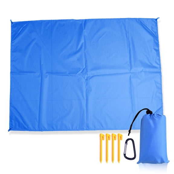 Powodzenia Sandproof Waterproof Lightweight Camping Tarp, Foldable & Easily Fits into Small Bag, for Outdoors Recreation