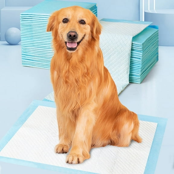 Powools Puppy Pads, Large 34" x 28", Super Absorbent 6-Layer Dog Pads, 100 Count