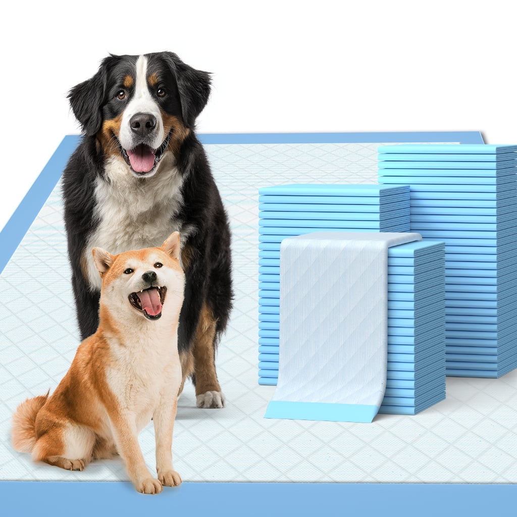 Powools Puppy Pads, Extra Large 6-Layer Super Absorbent Leak-Proof Pee Pads, 34" x 28", 98 Count