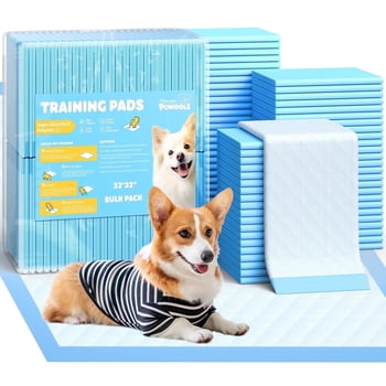 Powools Puppy Pads, Large 22" x 22", Super Absorbent 6-Layer Dog Pads, 150 Count