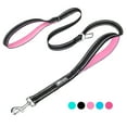 thumbnail image 1 of PoyPet 5 Ft Dog Leash - Reflective Dog Leashes with Car Seat Beltand Soft Padded Handle, Traffic Control Double Handle Leash, Walking Lead for Large Medium Small Dogs, 1 of 7