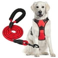 thumbnail image 1 of PoyPet Dog Harness and Leash Combo, Escape Proof No Pull Vest Harness, Reflective Adjustable Soft Padded Pet Harness with Handle for Small to Large Dogs, 1 of 8