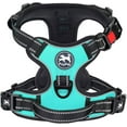 thumbnail image 1 of PoyPet Dog Harness No Pull,Adjustable Soft Padded Pet Vest with Easy Control Handle,No Choke Reflective Front Dog Harness for Small Medium Large Dogs,Mint Blue M, 1 of 9