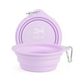 thumbnail image 1 of PoyPet Large Silicone Collapsible Dog Bowl 500 mL, Portable Water Bowl for Dogs Cats Pet Foldable Feeding Watering Dish for Traveling,Purple, 1 of 8