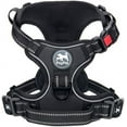 thumbnail image 1 of PoyPet No Pull Dog Harness,No Choke Front Lead Dog Reflective Harness,Adjustable Soft Padded Pet Vest with Easy Control Handle for Small to Large Dogs,Black M, 1 of 9