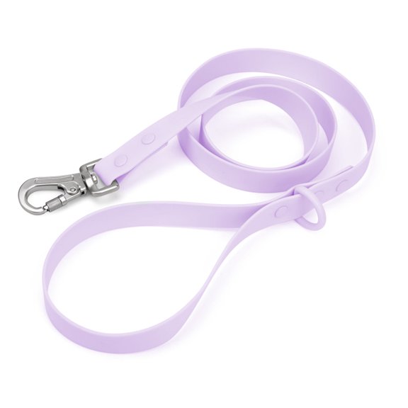 PoyPet Waterproof 4ft Dog Leash Small Medium Large Pet Leashes for Walking Training Running,Durable and Odor Proof,Purple L