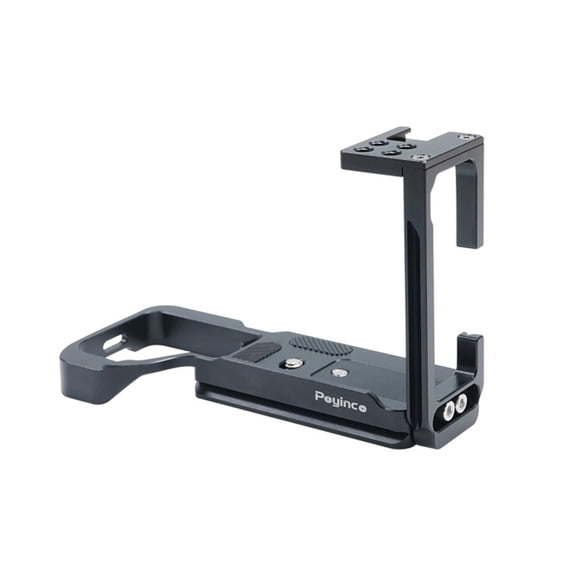Poyinco Aluminum Camera Cage Video Rig Frame with Cold Shoe and 1/4-20 Threads