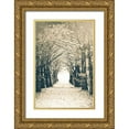 thumbnail image 1 of Poynter, Kelly 23x32 Gold Ornate Wood Framed with Double Matting Museum Art Print Titled - Woods, 1 of 4