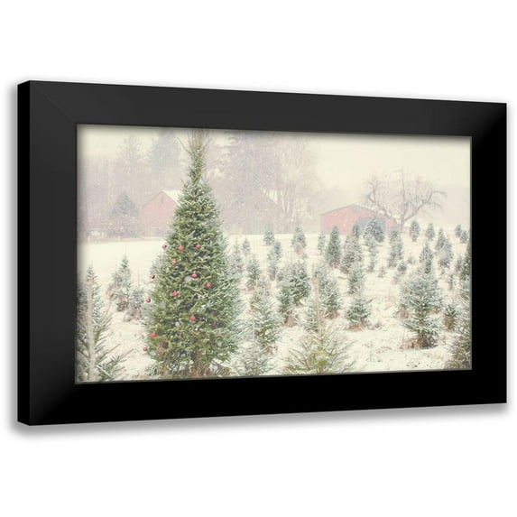 Poynter, Kelly 24x17 Black Modern Framed Museum Art Print Titled - Holiday Cabin