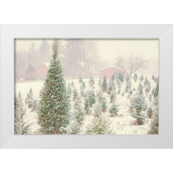 Poynter, Kelly 24x17 White Modern Wood Framed Museum Art Print Titled - Holiday Cabin